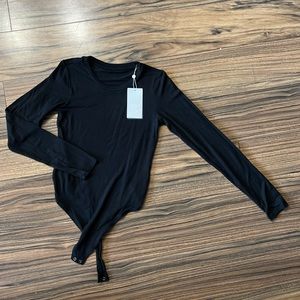 Black Long Sleeve Bodysuit from Vitality x Balance